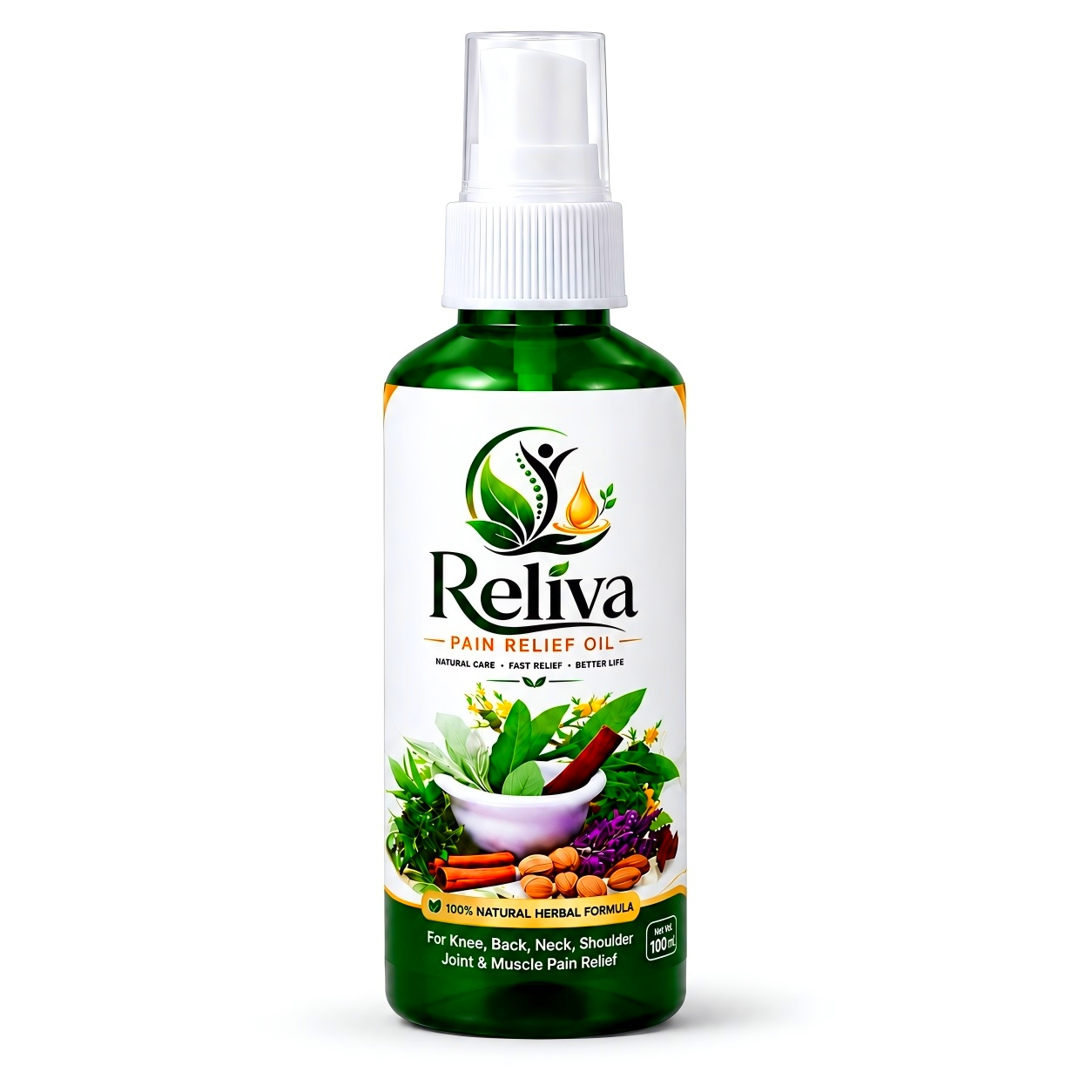 Reliva Pain Relief Oil (হাফ কোর্স)
